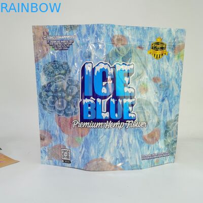 Η συνήθεια τύπωσε τσάντα φερμουάρ καψών πετρελαίου τριών τη δευτερεύουσα σφραγίδων καπνών φύλλων πετρελαίου ζιζανίων CBD τσαντών βοτανική