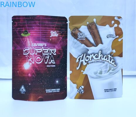 οι φιλαράκοι φύλλων αλουμινίου αργιλίου 1g 4g 7g 10g που συσκευάζουν τη σακούλα του δέλτα 8 τσαντών CBD gummies μυρίζουν την τσάντα απόδειξης με το φερμουάρ