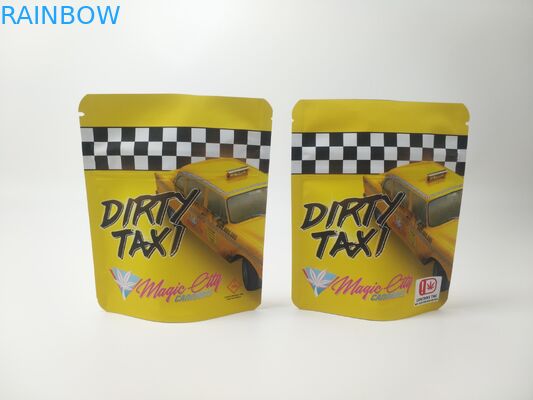 4X6 Ziplock Mylar ιντσών τοποθετεί ευθυγραμμισμένα τα φύλλο αλουμινίου ελβετικά ζιζάνια THC σε σάκκο CBD