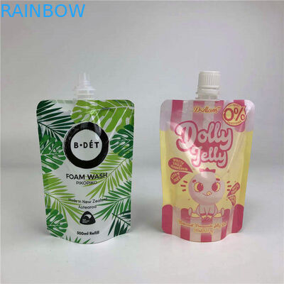 Προσωπικός προσαρμόστε την υγρή στάση 1liter επάνω στη σακούλα σωλήνων πετρελαίου σπόρου ετικετών τυπωμένων υλών μεταλλινών τσαντών