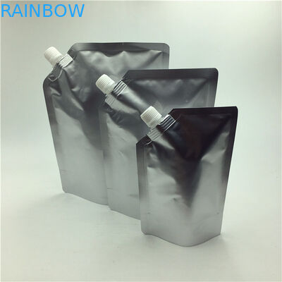 Προσωπικός προσαρμόστε την υγρή στάση 1liter επάνω στη σακούλα σωλήνων πετρελαίου σπόρου ετικετών τυπωμένων υλών μεταλλινών τσαντών