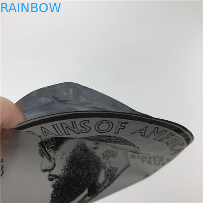 Οι μαλακές τσάντες Mylar πακέτων αφής πλαστικές 3.5g τεμαχίζουν τις ανώμαλες σακούλες με Ziplock γύρω από τις σακούλες μπισκότων μορφής 7g