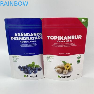 Βιοδιασπάσιμη PLA Kraft ταινιών OPP συσκευασίας τροφίμων CYMK PET τσάντα εγγράφου Al