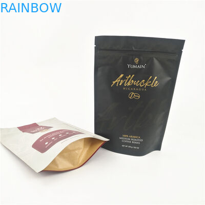 Resealable υγρασία σακουλών φερμουάρ CMYK MOPP - Al εγγράφου OPP της Kraft απόδειξης