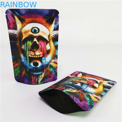 Τοποθετημένη σε στρώματα Gusset βοτανική θερμότητα Sealable πλαστικό Runtz συσκευασίας θυμιάματος