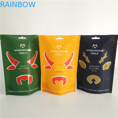 Biltong τσαντών MOPP ακίνδυνο για τα παιδιά Mylar βόειο κρέας Jerky συσκευάζοντας 110 μικρά