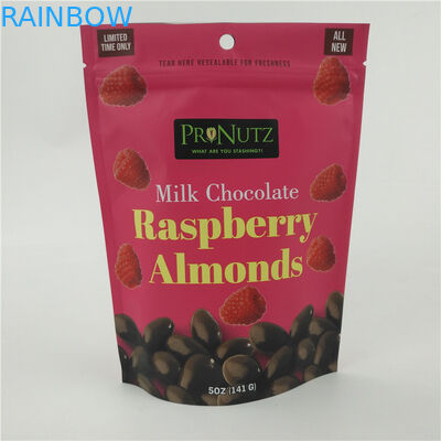 VMPET CMYK εδώδιμα τσιπ 1.2C καρυδιών σοκολάτας πλαστικών σακουλών συγκολλημένα με θερμότητα