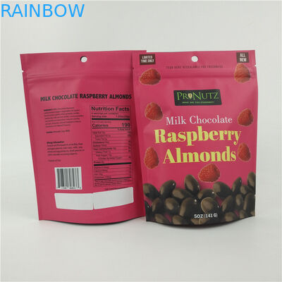 VMPET CMYK εδώδιμα τσιπ 1.2C καρυδιών σοκολάτας πλαστικών σακουλών συγκολλημένα με θερμότητα