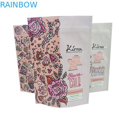 το καλλυντικό συσκευάζοντας σώμα σοκολάτας τσαντών MOPP VMPET Mocha 10C CMYK τρίβει