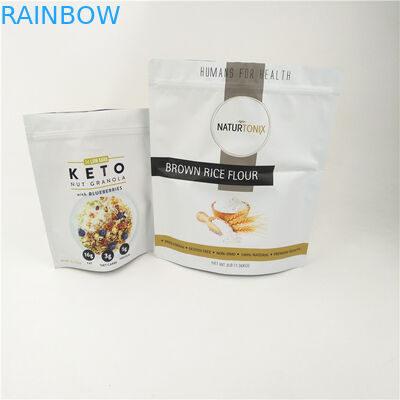 Η Resealable Mylar τσάντα CMYK CPP πάγωσε το φερμουάρ 120mic MOPP Doypack στάσεων επάνω