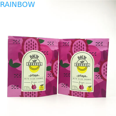 Πλαστική στάση VMPET CMYK επάνω στη σακούλα MOPP με Ziplock τα Juicy Gummy τσιπ φρούτων