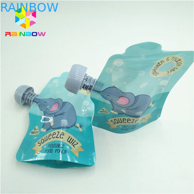 πλαστική στάση 1.2C VMPET επάνω στη σακούλα 200mic MOPP CMYK Doypack με το φερμουάρ