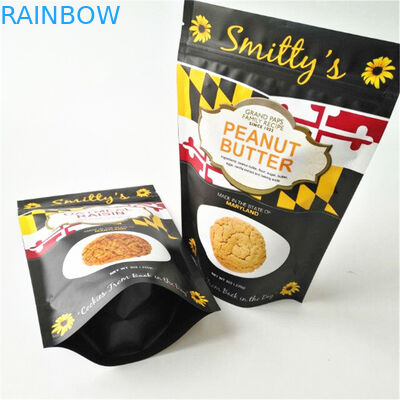 Στάση τροφίμων Doypack φιδιών επάνω στην πλαστική τσάντα φερμουάρ σακουλών 12C CMYK MOPP