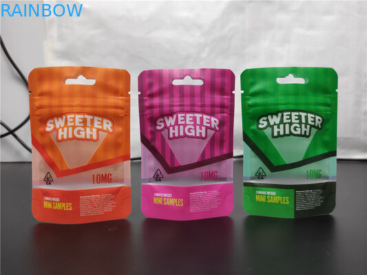 CBD καραμελών τροφίμων στάσεων επάνω mylar απόδειξη μυρωδιάς συσκευασίας τσαντών πλαστική