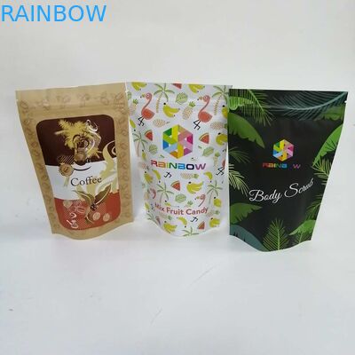 Τοποθετημένη σε στρώματα στάση φύλλων αλουμινίου αργιλίου VMPET επάνω στην πλαστική υγρασία τσαντών φερμουάρ Mylar τσαντών - απόδειξη