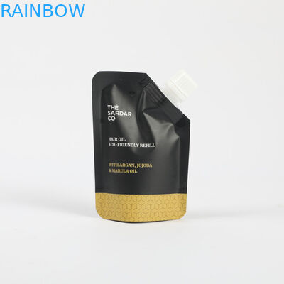 Προσαρμοσμένο φύλλο πλαστικού καλλυντικού Stand Up Spout Pouch Προσωπική κρέμα Συσκευή