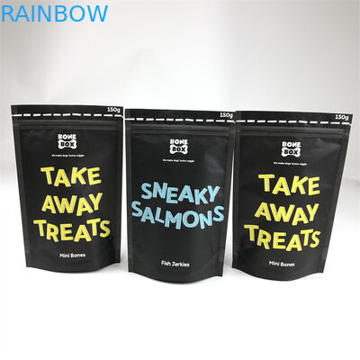 CMYK τύπωσε τις πλαστικές σακούλες που συσκευάζουν την τσάντα τροφίμων σκυλιών εγγράφου της Kraft