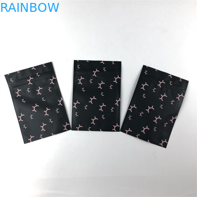 Resealable πλαστική τσάντα τρία κλειδαριών φερμουάρ φύλλων αλουμινίου αργιλίου Mylar δευτερεύουσα σφραγίδα