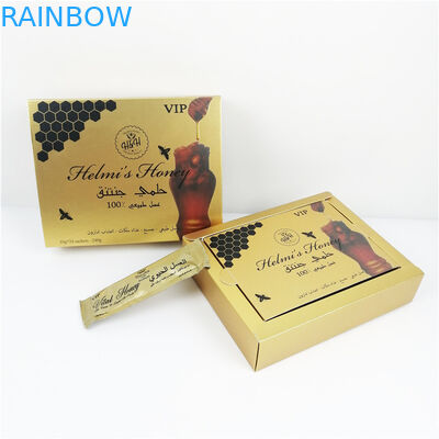 Η συνήθεια τύπωσε την κενή εδώδιμη σακούλα βαθμού τροφίμων μελιού τσαντών 20g πλαστική συσκευάζοντας