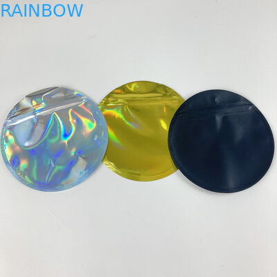 Resealable ολογραφικό φύλλο αλουμινίου αργιλίου Mylar τεμαχισμένο τσάντες διαμορφωμένο συνήθεια 3.5G