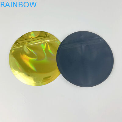 Resealable ολογραφικό φύλλο αλουμινίου αργιλίου Mylar τεμαχισμένο τσάντες διαμορφωμένο συνήθεια 3.5G