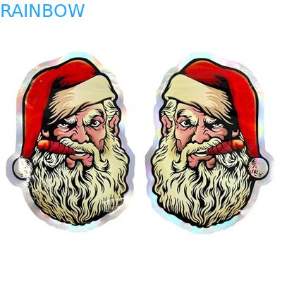 Ανώμαλη Resealable τεμαχισμένη τσάντα 3.5G 7G Mylar μορφής συνήθειας σακουλών καραμελών κύκλων