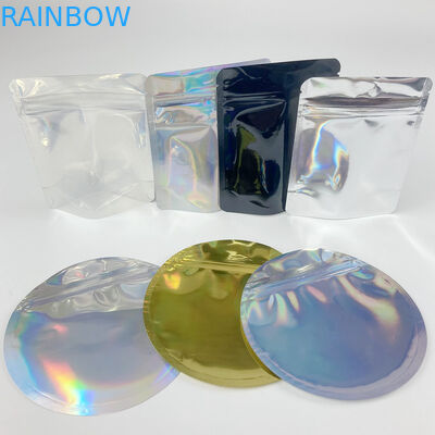 4 X στάση μορφής συνήθειας 6 Mylar επάνω στη σακούλα με το ακίνδυνο για τα παιδιά φερμουάρ