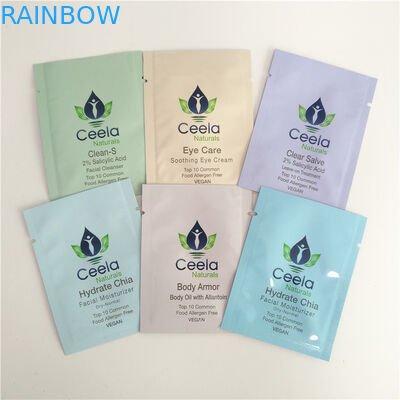 Μίνι της Kraft συσκευασία σακουλών εγγράφου καλλυντική με το κενό σακούλι χαπιών τσαγιού καφέ φύλλων αλουμινίου φερμουάρ