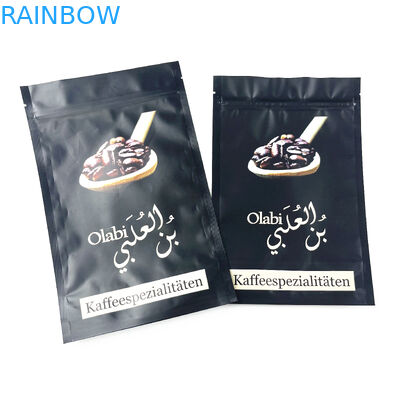 Ψηφιακά φασόλια καφέ Mylar 8oz συνήθειας εκτύπωσης που συσκευάζουν τη σακούλα φερμουάρ