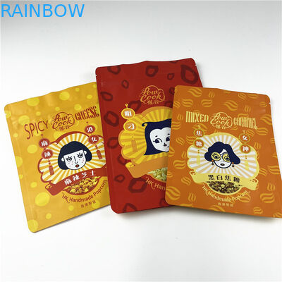 Τυπωμένη Popcorn φραγμών πρόχειρων φαγητών πρωτεϊνική Ziplock Mylar συσκευασία 250g τροφίμων τσαντών πλαστική