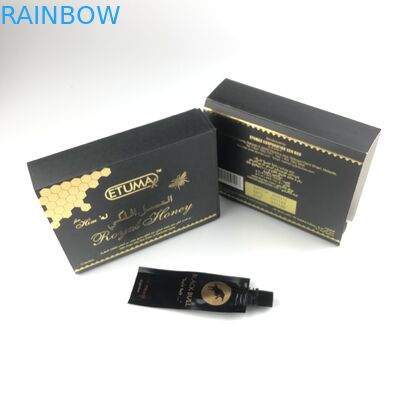 10g ακατέργαστο σακούλι τσαντών μελιού υγρό συσκευάζοντας με το χρυσό κιβώτιο επίδειξης φύλλων αλουμινίου