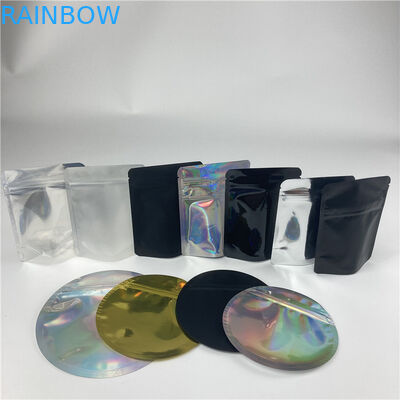 Η πλαστική στρογγυλή στάση επάνω στη σακούλα Runtz Edibles φερμουάρ τεμάχισε τη διαμορφωμένη τσάντα 3.5g Mylar