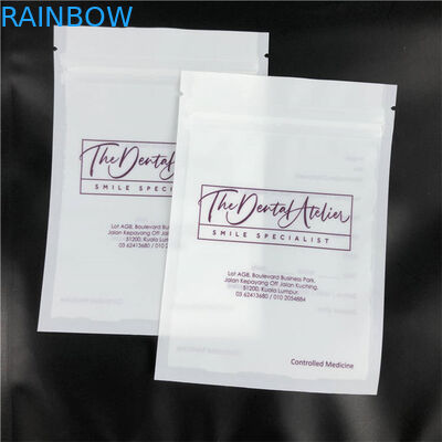 Η συνήθεια τύπωσε τις επίπεδες συσκευάζοντας τσάντες μεταλλινών Mylar ευθυγραμμιστών με μια πλευρά σαφή