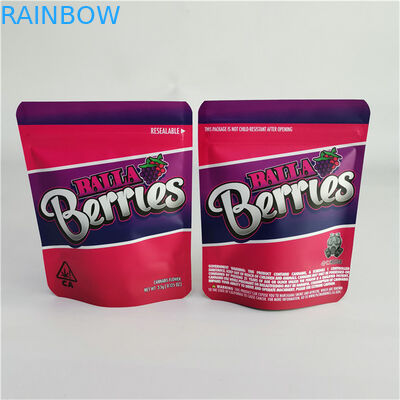 Πλαστικό πρόχειρο φαγητό καφέ τσαγιού που συσκευάζει τη Resealable Ziplock συνήθεια τοποθετημένο σε στρώματα σακούλα Runtz τσαντών