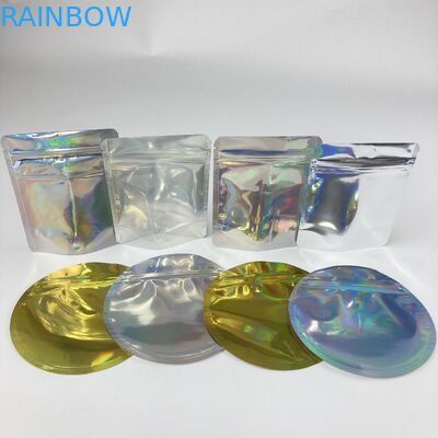 Στάση συσκευασίας τροφίμων πρόχειρων φαγητών τσαγιού φύλλων αλουμινίου αργιλίου επάνω στην προσαρμογή φερμουάρ τσαντών