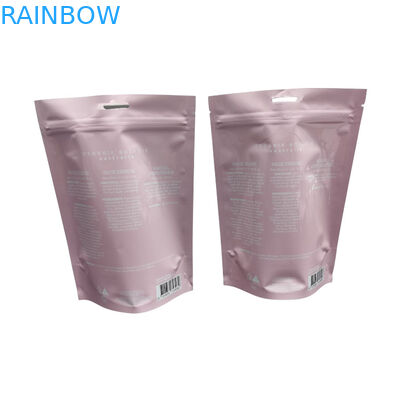 Τυπωμένη η συνήθεια στάση φύλλων αλουμινίου αργιλίου επάνω στην πλαστική σακούλα φερμουάρ για το ωκεάνιο αλατισμένο σώμα θάλασσας τρίβει την κρέμα