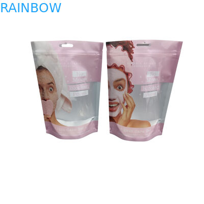 Τυπωμένη η συνήθεια στάση φύλλων αλουμινίου αργιλίου επάνω στην πλαστική σακούλα φερμουάρ για το ωκεάνιο αλατισμένο σώμα θάλασσας τρίβει την κρέμα