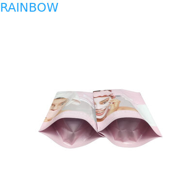 Τυπωμένη η συνήθεια στάση φύλλων αλουμινίου αργιλίου επάνω στην πλαστική σακούλα φερμουάρ για το ωκεάνιο αλατισμένο σώμα θάλασσας τρίβει την κρέμα