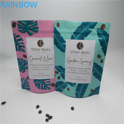 Συσκευάζοντας στάση Doypack φύλλων αλουμινίου αργιλίου τσαντών φραγμών σοκολάτας καννάβεων επάνω στις τσάντες με το λογότυπο