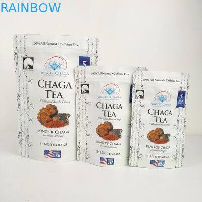 Στάση εγγράφου Mylar επάνω Gravure φερμουάρ σακουλών στην πλαστική τσάντα συσκευασίας εκτύπωσης με τα λογότυπα