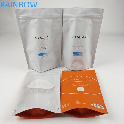 Πλαστική θάλασσας αλατισμένη βράχου άλατος στάση απόδειξης νερού τσαντών λουτρών συσκευάζοντας επάνω στη σακούλα