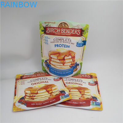 Πλαστική στάση τσαντών φασολιών καφέ CBD επάνω στη σακούλα για τη συσκευασία πρόχειρων φαγητών μπισκότων καραμελών