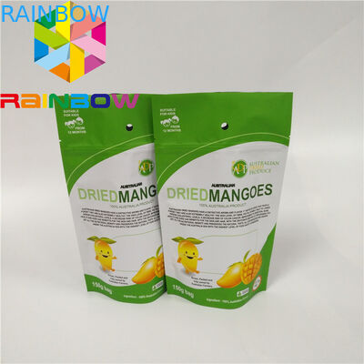 Πλαστική στάση τσαντών φασολιών καφέ CBD επάνω στη σακούλα για τη συσκευασία πρόχειρων φαγητών μπισκότων καραμελών