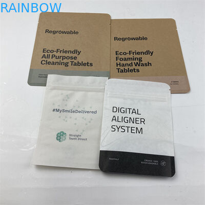 Ψηφιακός εκτύπωσης λιπασματοποιήσιμος εγγράφου τσαντών βαθμός τροφίμων Eco φιλικός για την καραμέλα πρόχειρων φαγητών