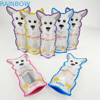 Τροφίμων ψηφιακή εκτύπωση τσαντών συσκευασίας φύλλων αλουμινίου μορφής βαθμού η μοναδική τεμάχισε τη σακούλα φερμουάρ στάσεων επάνω