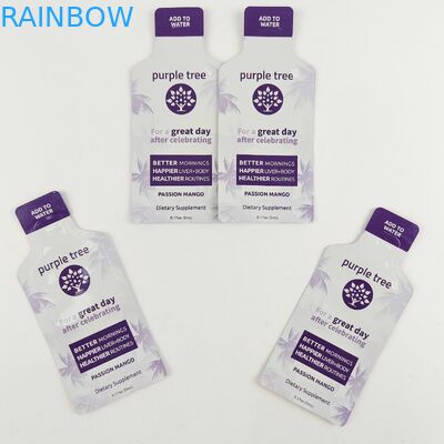 Ψηφιακή τυπωμένων υλών φύλλων αλουμινίου συσκευάζοντας σακούλα φερμουάρ τροφίμων τσαντών ανώμαλη τεμαχισμένη πλαστικό εδώδιμη