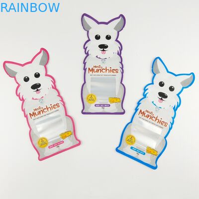 Οι ειδικές διαμορφωμένες τυπωμένες συνήθεια τσάντες Mylar τεμαχίζουν την ανώμαλη σακούλα με το φερμουάρ