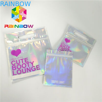 Αδιάβροχες πλαστικές μπικινιών συσκευάζοντας τσαντών μαλακές αφής τσάντες κλειδαριών φερμουάρ Swimwear ανακύκλωσης