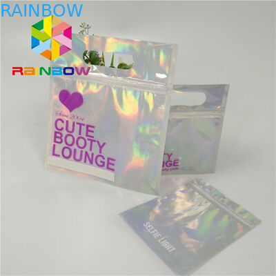 Αδιάβροχες πλαστικές μπικινιών συσκευάζοντας τσαντών μαλακές αφής τσάντες κλειδαριών φερμουάρ Swimwear ανακύκλωσης