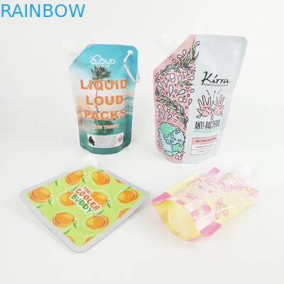 Συσκευάζοντας ριγμένη καλλυντικό υγρή στάση σακουλών σωλήνων σαμπουάν συνήθειας επάνω στις σακούλες